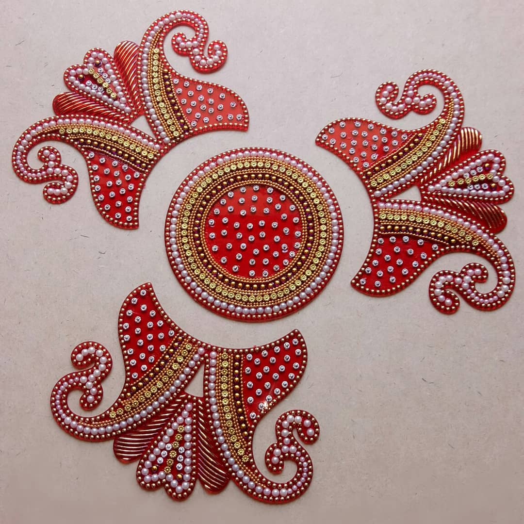 kundan rangoli design handymandystory